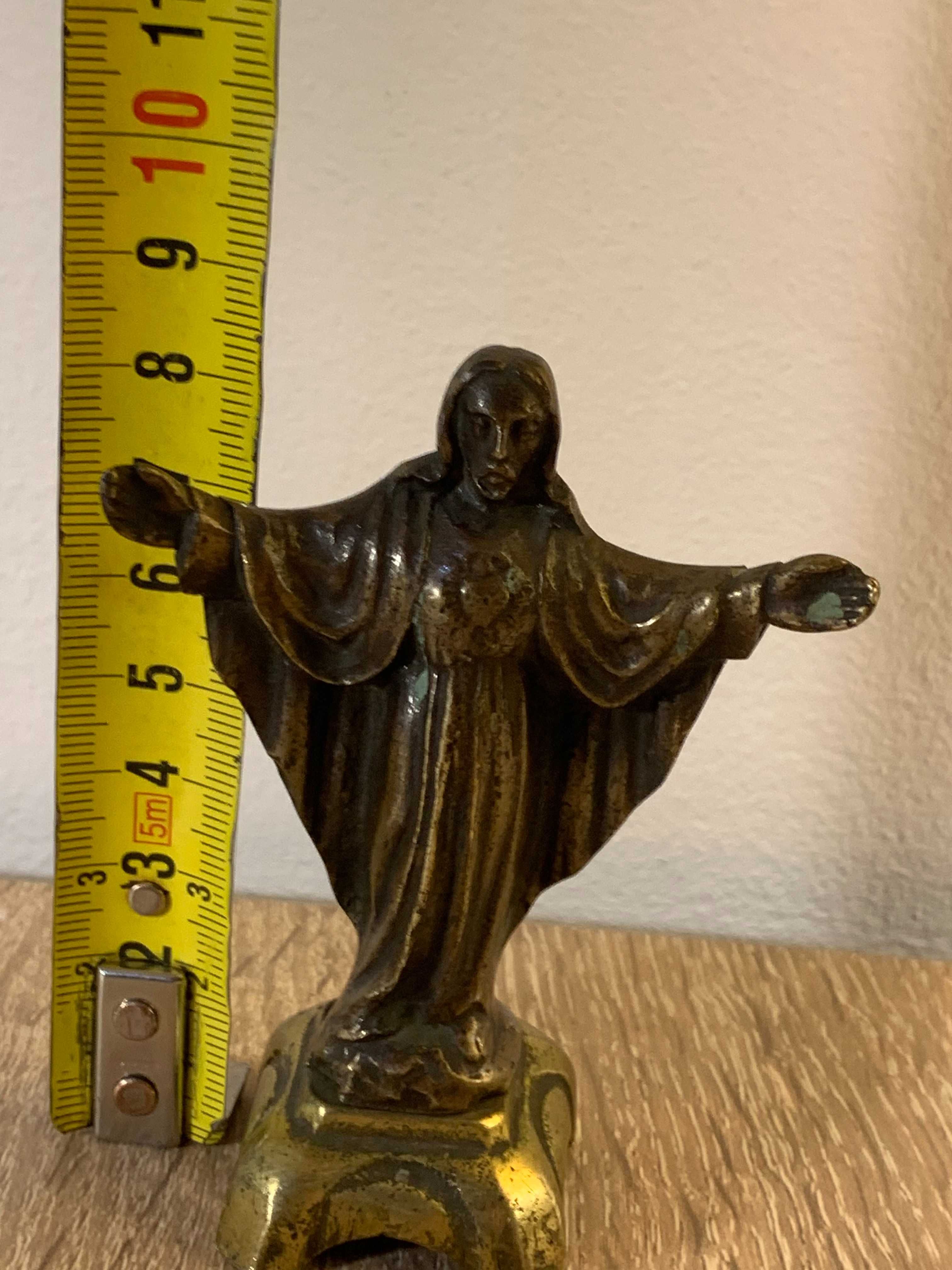 figurka Jezusa brąz, mosiadż, antyk