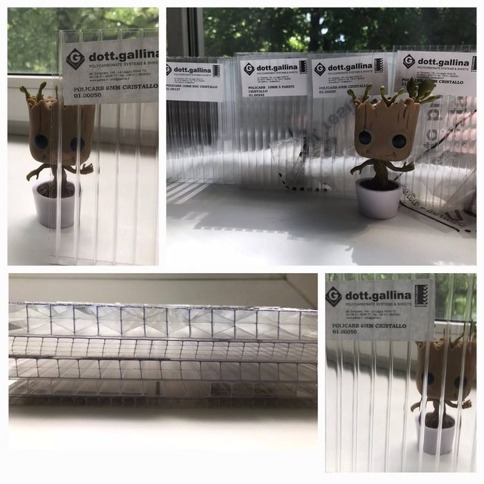 Сотовий полікарбонат Gallina (Італія)