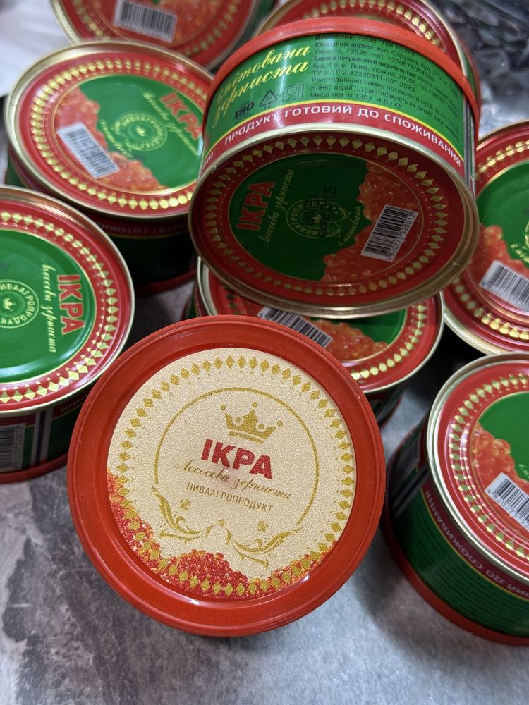 Червона ікра зерниста Ниваагропродукт