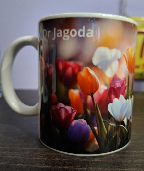 Foto kubek, gadżet reklamowy, z własną grafiką, zdjęciem, tekstem,logo