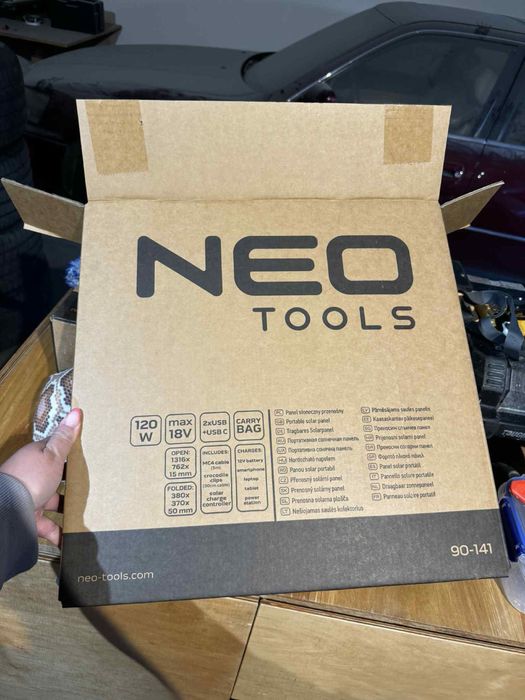 Panel solarny przenosny skladany NeoTools 120 w solar