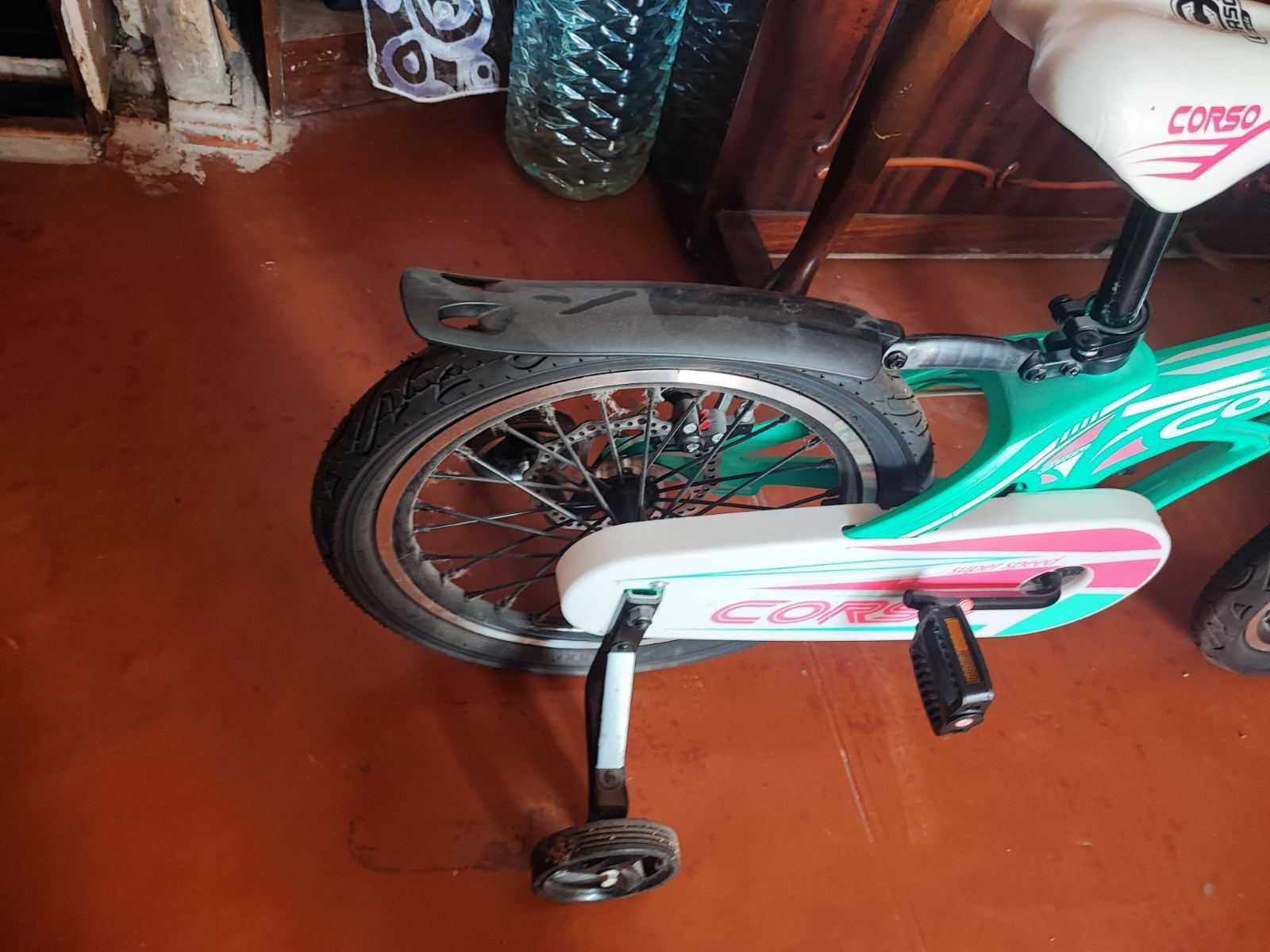 Продам б/в дитячий велосипед Corso 18"