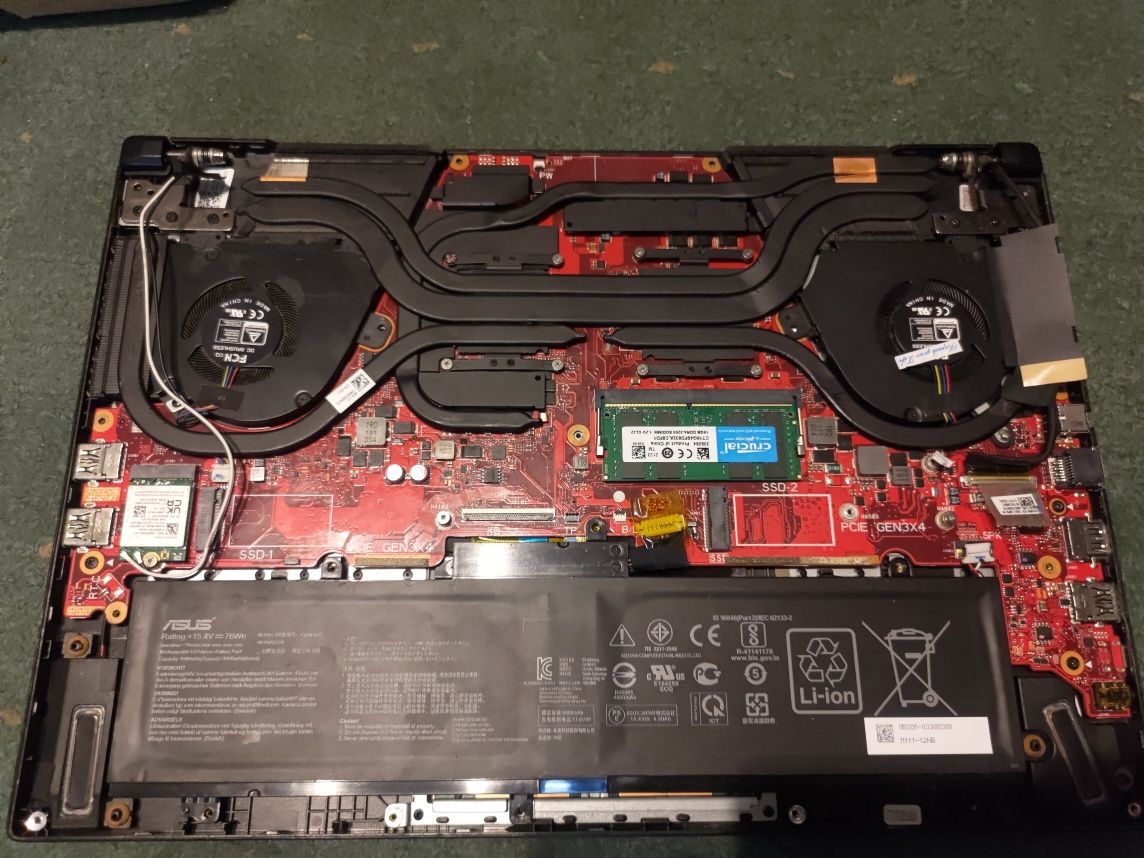 Asus TUF Dash FX516P (не рабочий)