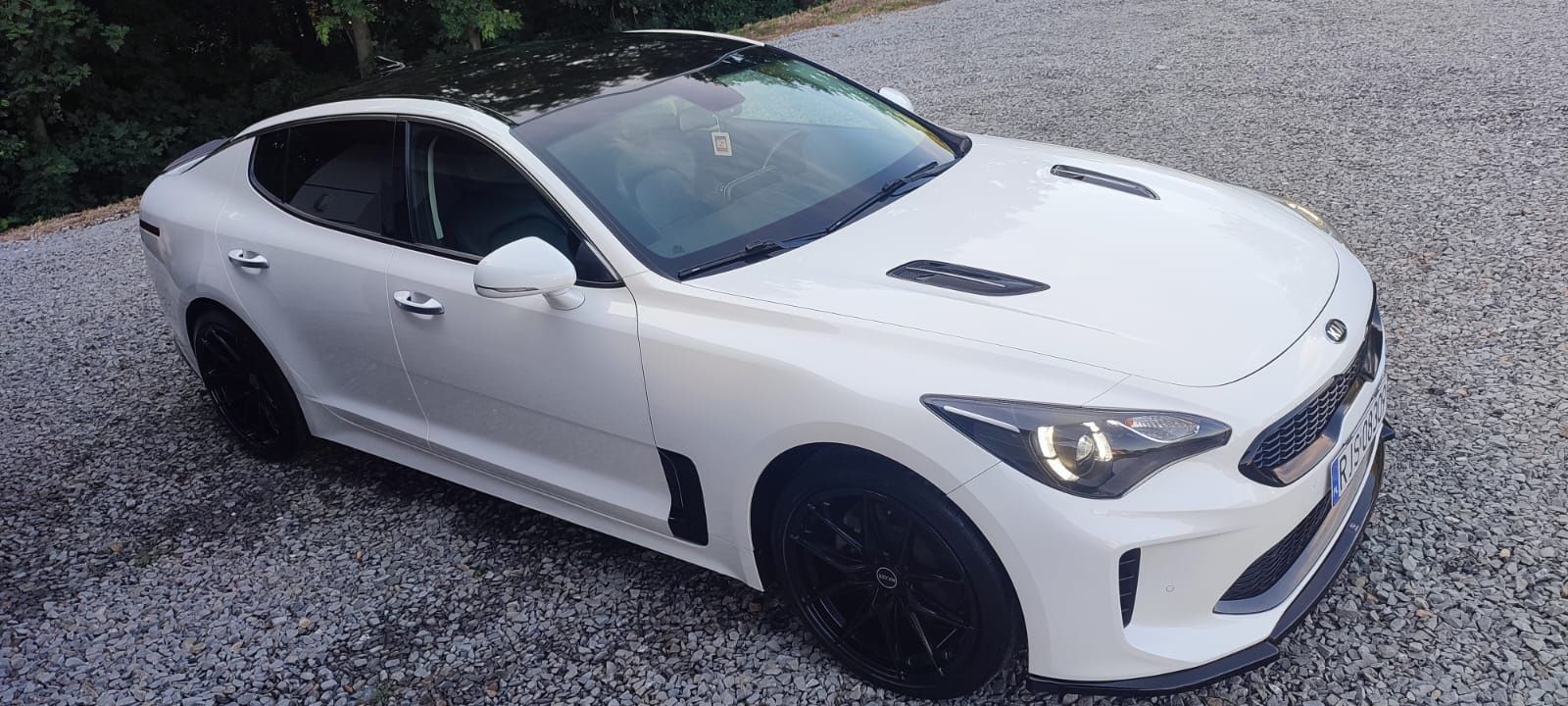 Kia Stinger 2.0 255HP  2018 Bezwypadkowa Biała Perła