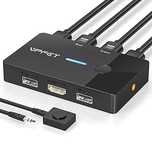 AILVLVNG Przełącznik KVM HDMI 2 PC 1 Monitor 4K 60 Hz
