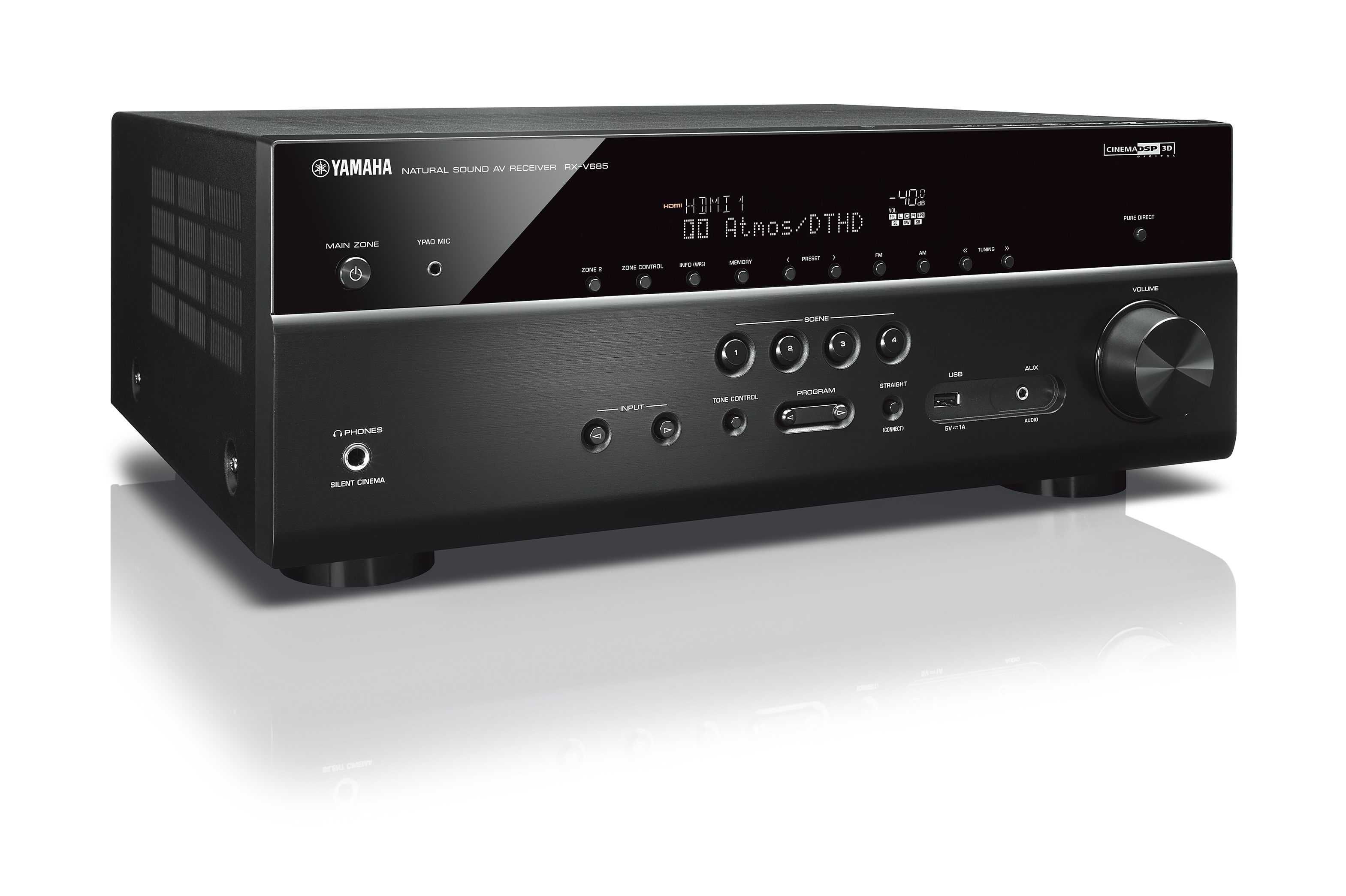AV-ресивер Yamaha RX-V685 Dolby Atmos / DTS:X /4K/ Dolby Vision / eARC