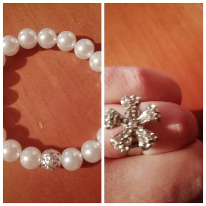 conjunto pulseira / anel