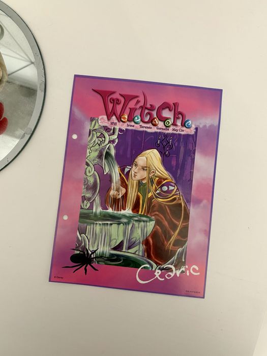 Karteczka kolekcjonerska Witch czarodziejki naklejka