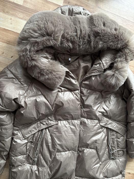 Kurtka jesienno zimowa L brazowa