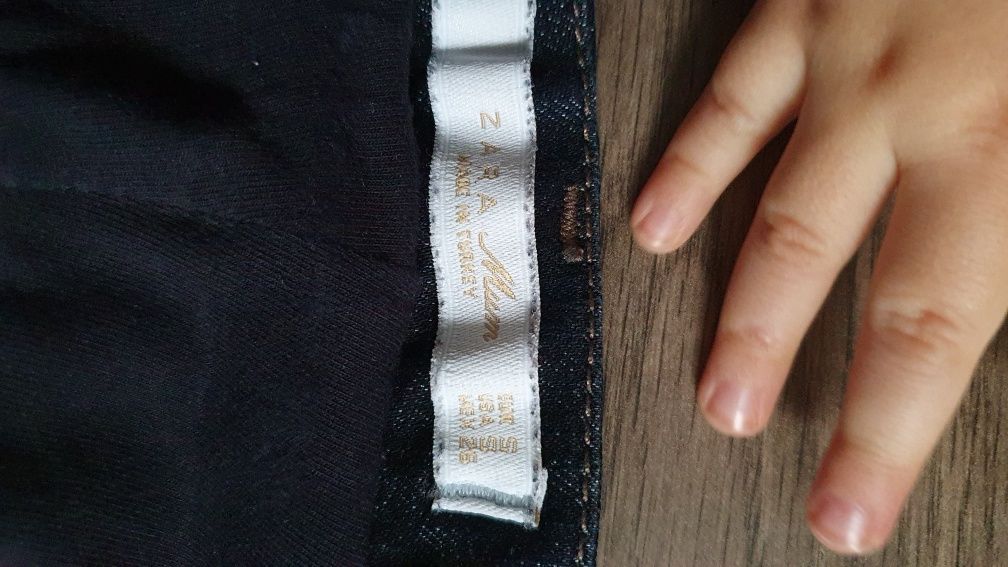 Spodnie ciążowe jeansowe 2 szt.