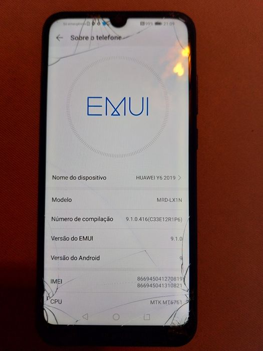 Huawei Y6 2019  telemóvel