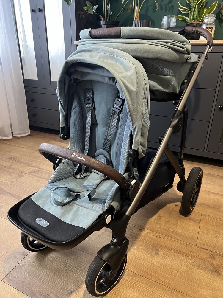Wózek dziecięcy Cybex Gazelle S – Sky Blue, rok po roku lub bliźniaczy