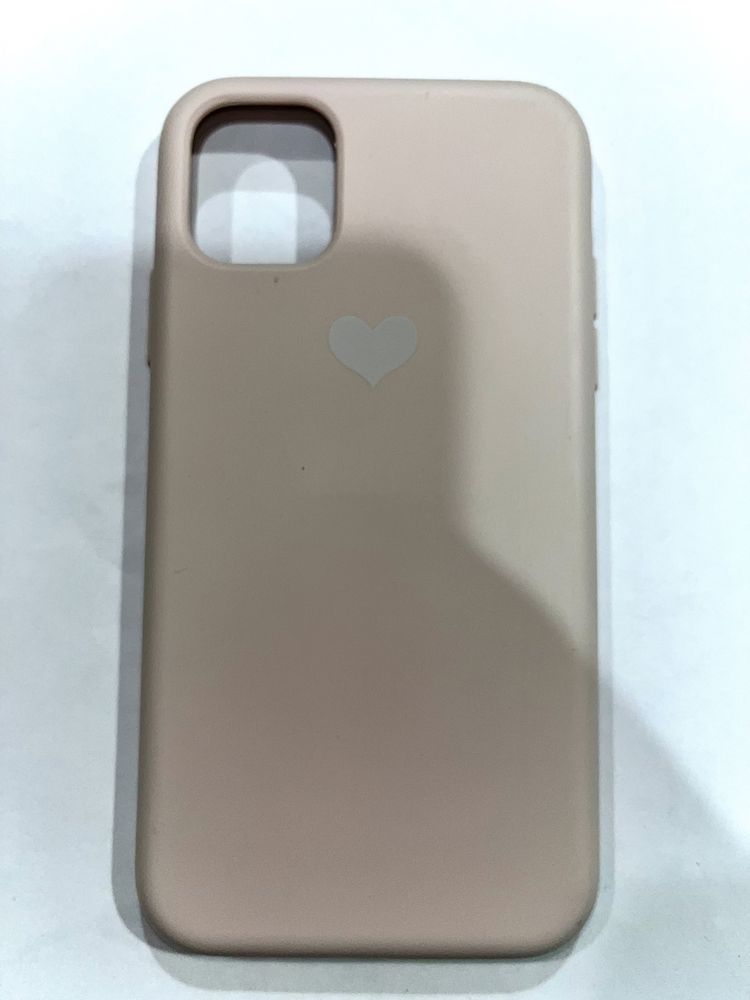 Capa iPhone 11 - rosa pastel/ beje