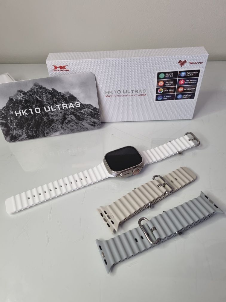 Smartwatch HK10 Ultra 3 zestaw