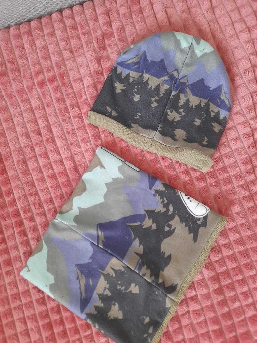 Комплект шапка і хомут Щенячий патруль на ОГ 48 см