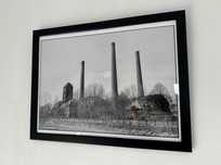 Plakat w ramie - 40x30 - industrialny, loft, Bytom,