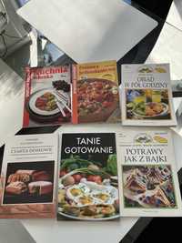 Książki kulinarne 6 szt stare