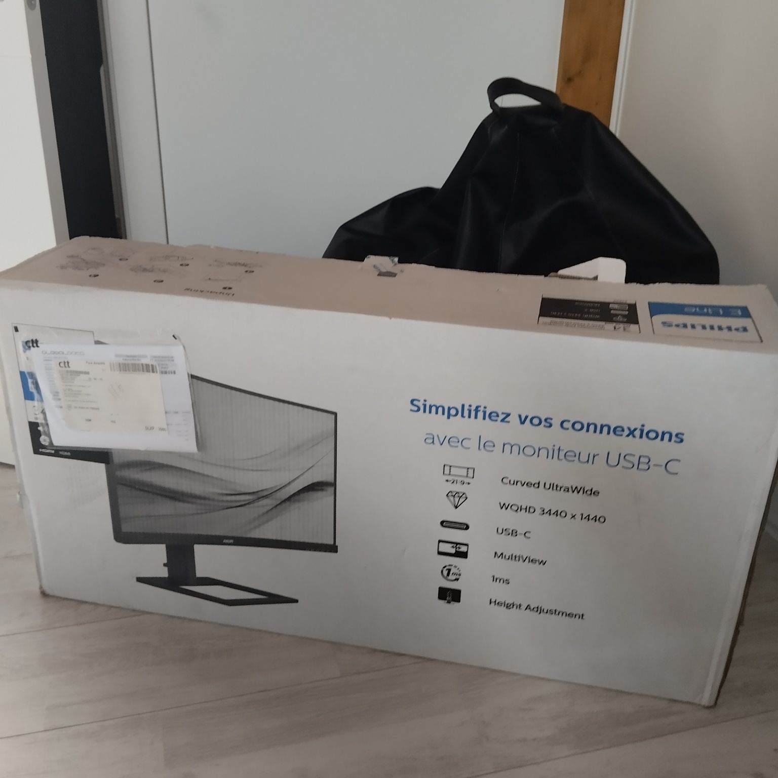 Monitor Curvo Philips 34" 346E2CUAE VA UWQHD 100