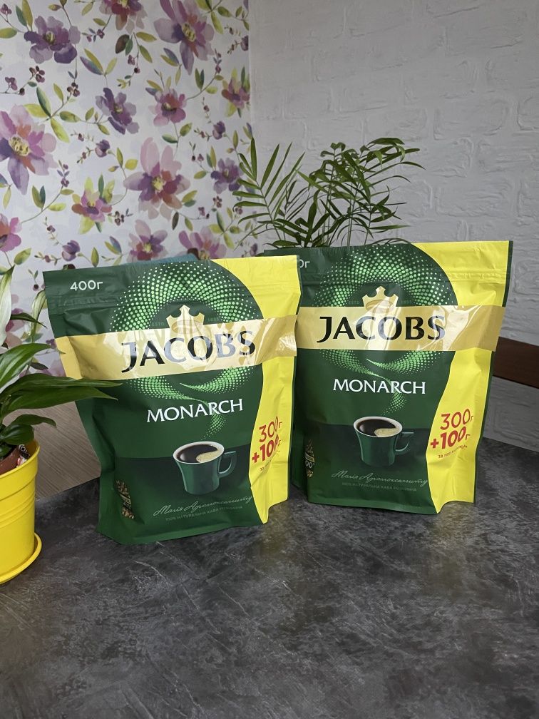 Бразилія Jacobs 300+100 розчинна сублімований кофе