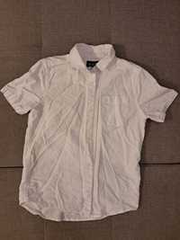 Elegancka biała koszula z krótkim rękawem PLACE L/G 10-12, chłopięca