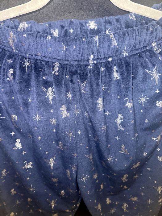 Disney welurowe spodnie do spania M