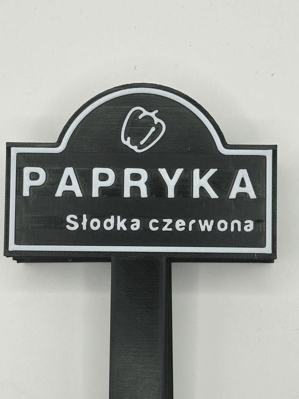 Tabliczka tabliczki etykieta do roślin warzyw oznaczanie
