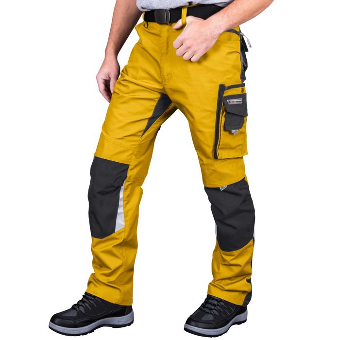 Spodnie ochronne do pasa, spodnie ochronne budowlane elementy odblask.