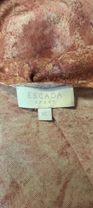 Escada luźna sukienka zwierzęcy print XL