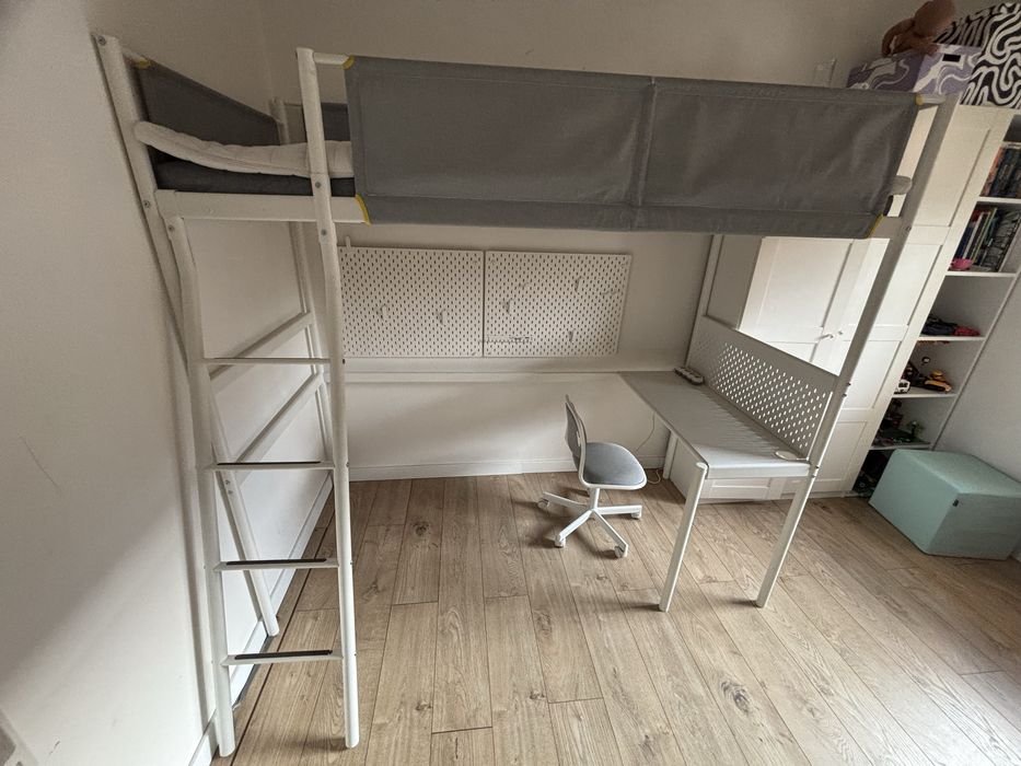 Łóżko piętrowe ikea Vitval