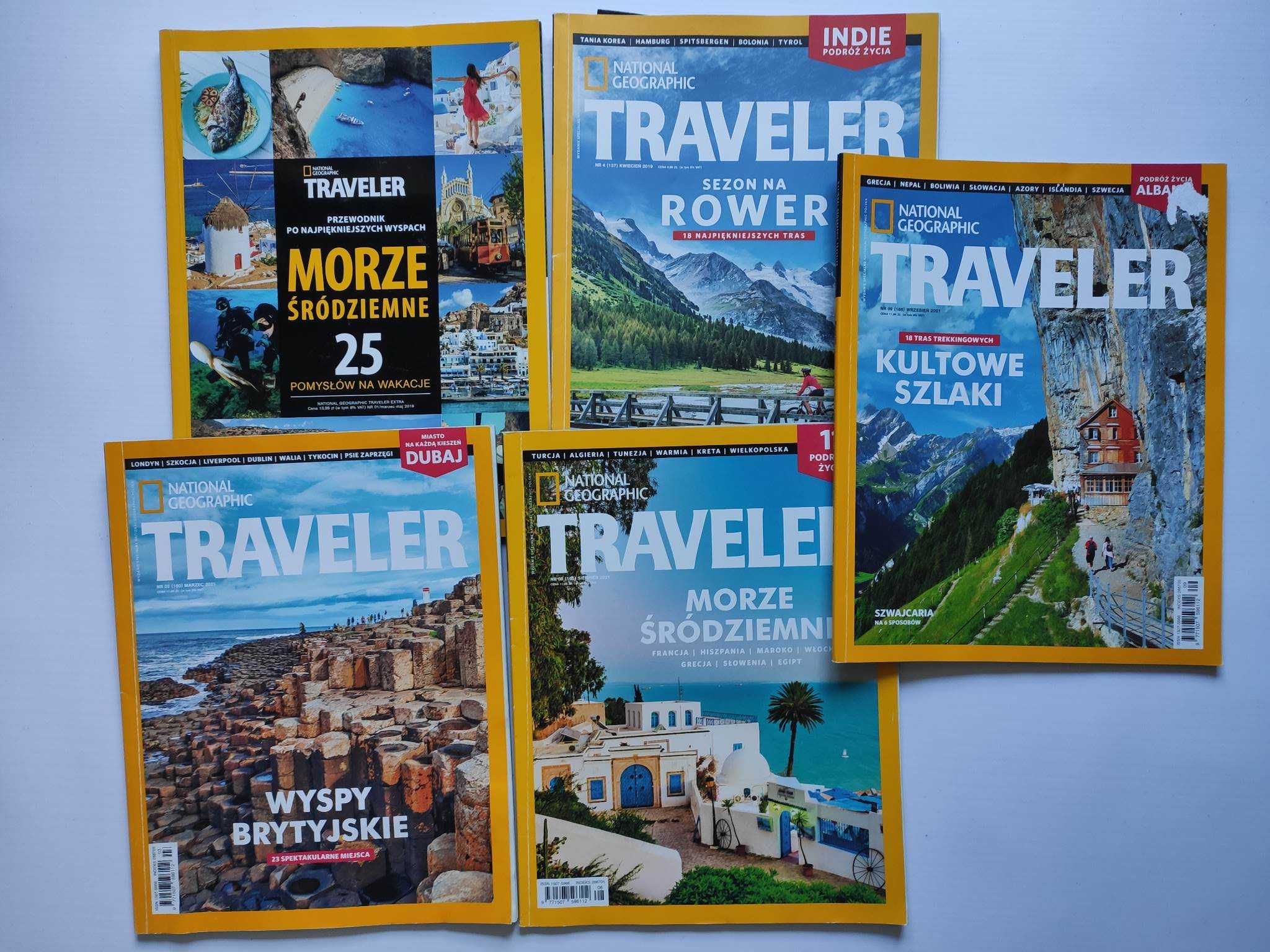 Czasopisma podróżnicze Traveler, Podróże, Poznaj świat 29 egz