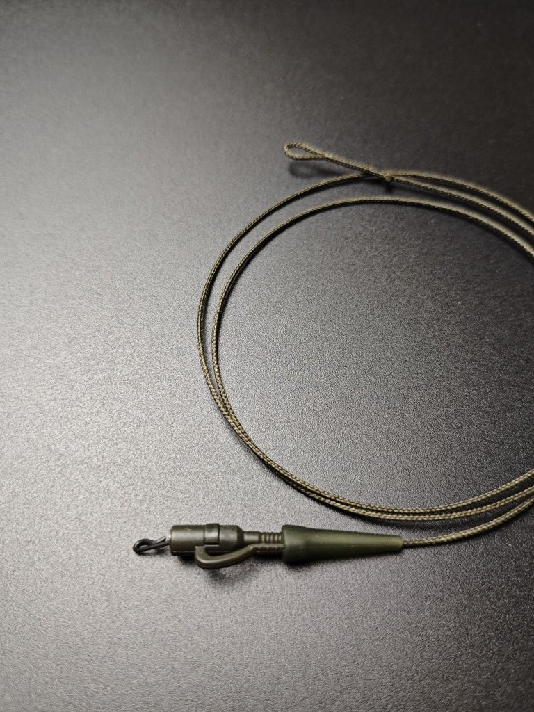Leadcore karpiowy z bezpiecznym klipsem 45lb