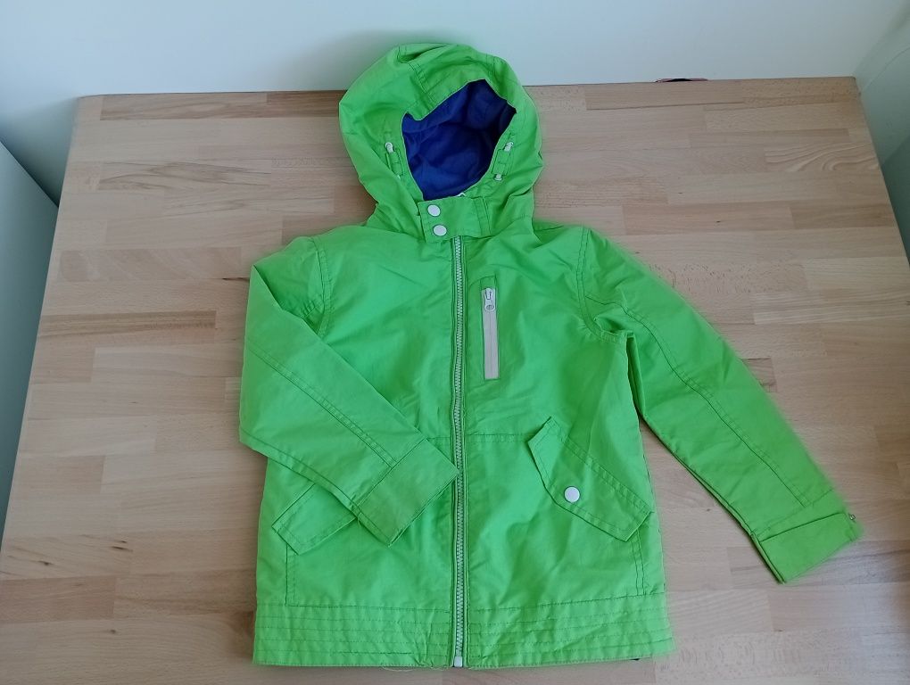 Kurtka wiosenno-jesienna 128 z odpinaną kamizelką pikowaną Coolclub