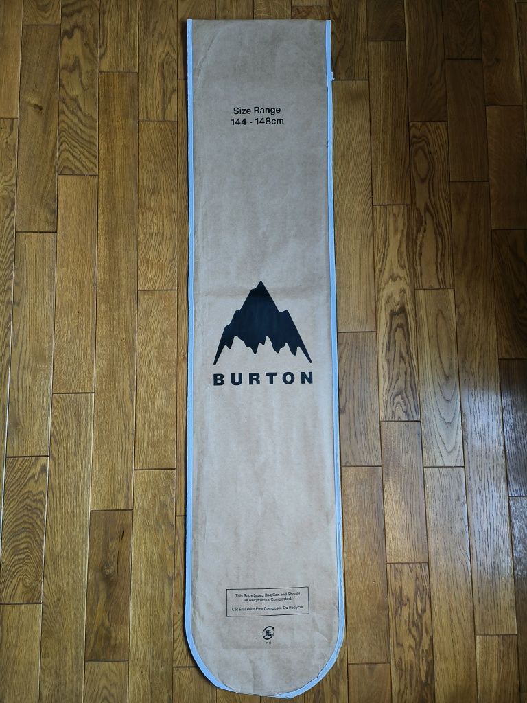 Burton Good Company snowboard 148cm; NOWY folia