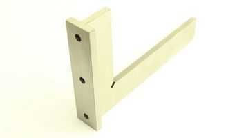 Kątownik stalowy z przykręcaną stopką 500x300mm