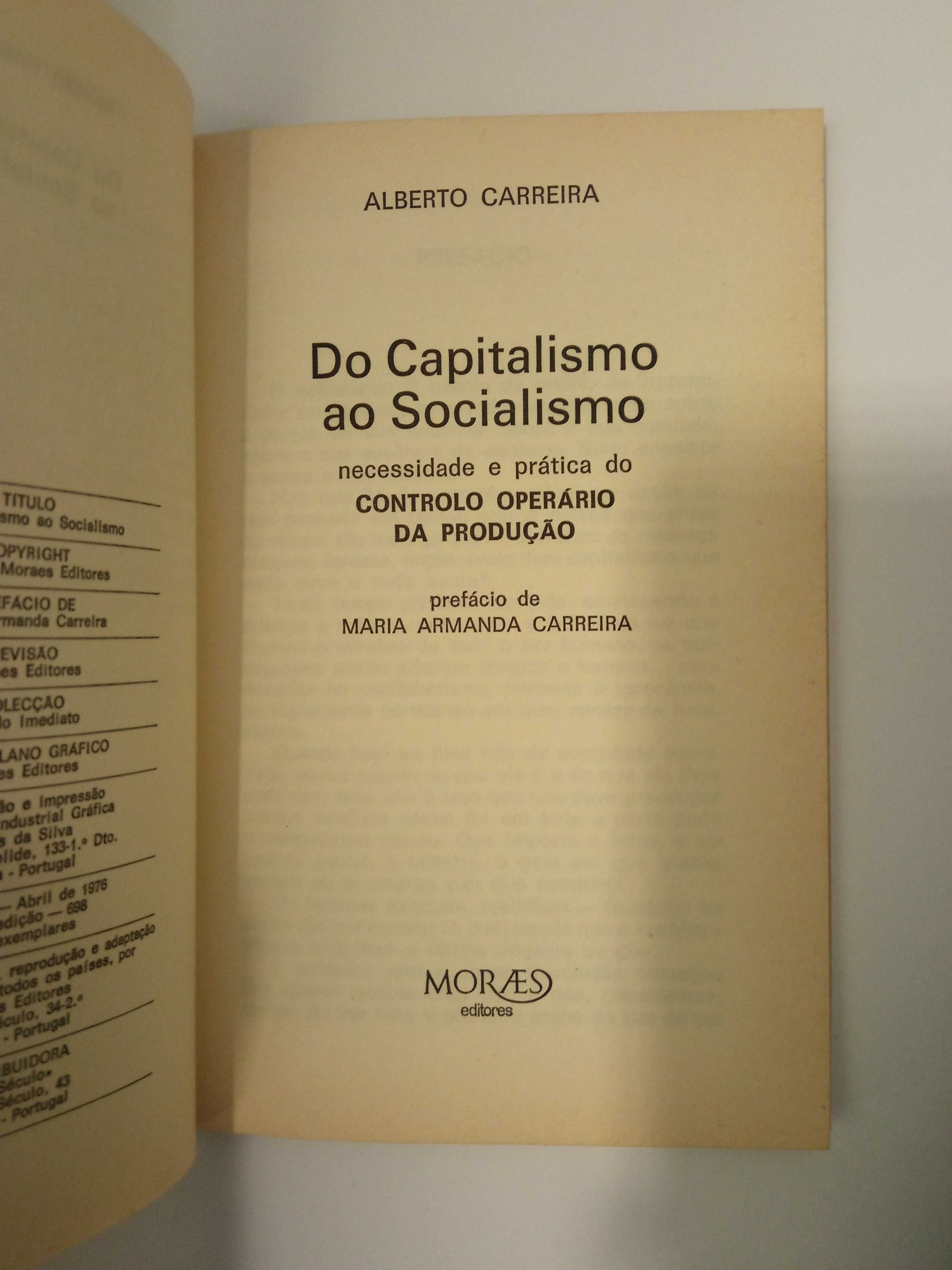 Do capitalismo ao socialismo... de Alberto Carreira