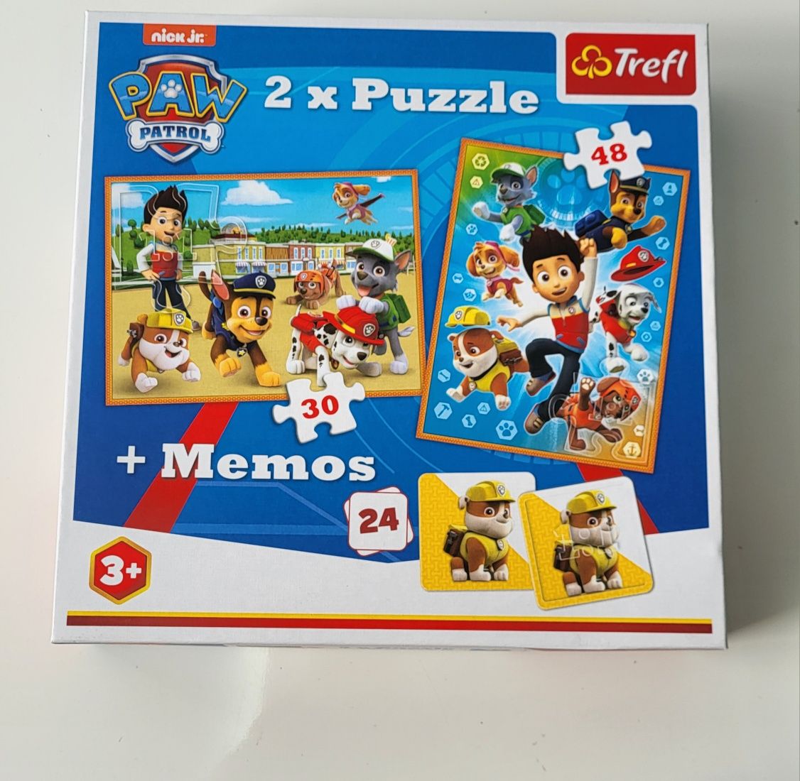 Puzzle Trefl Psi Patrol 102 elementów Psi Patrol na ratunek 2 x puzzle