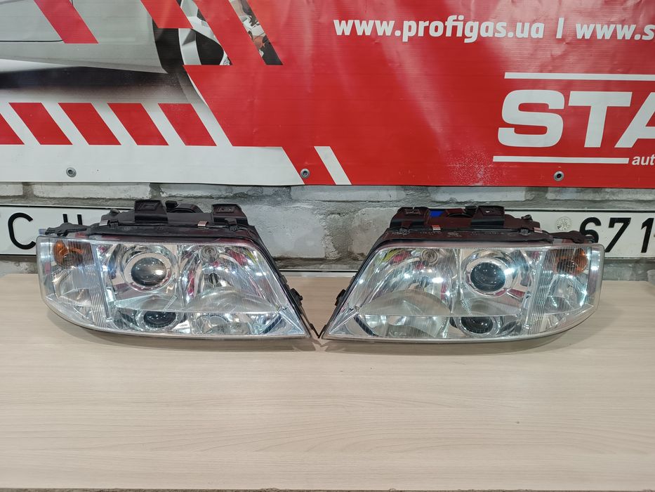 Передние фары audi a6 c5 xenon дорест, фари а6 ц5 ксенон дорест