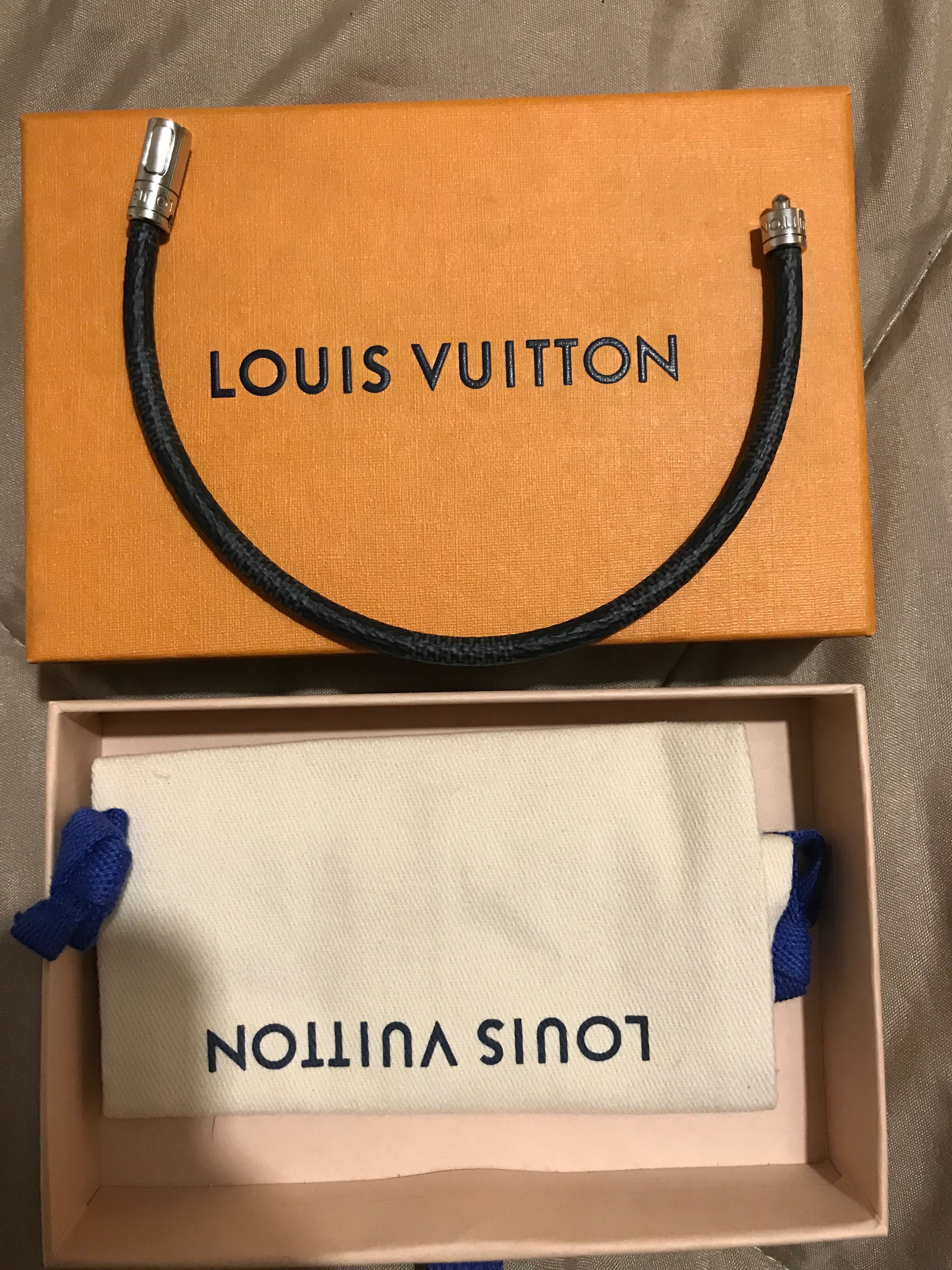 Pulseira original em pele Louis Vuitton (Nova)