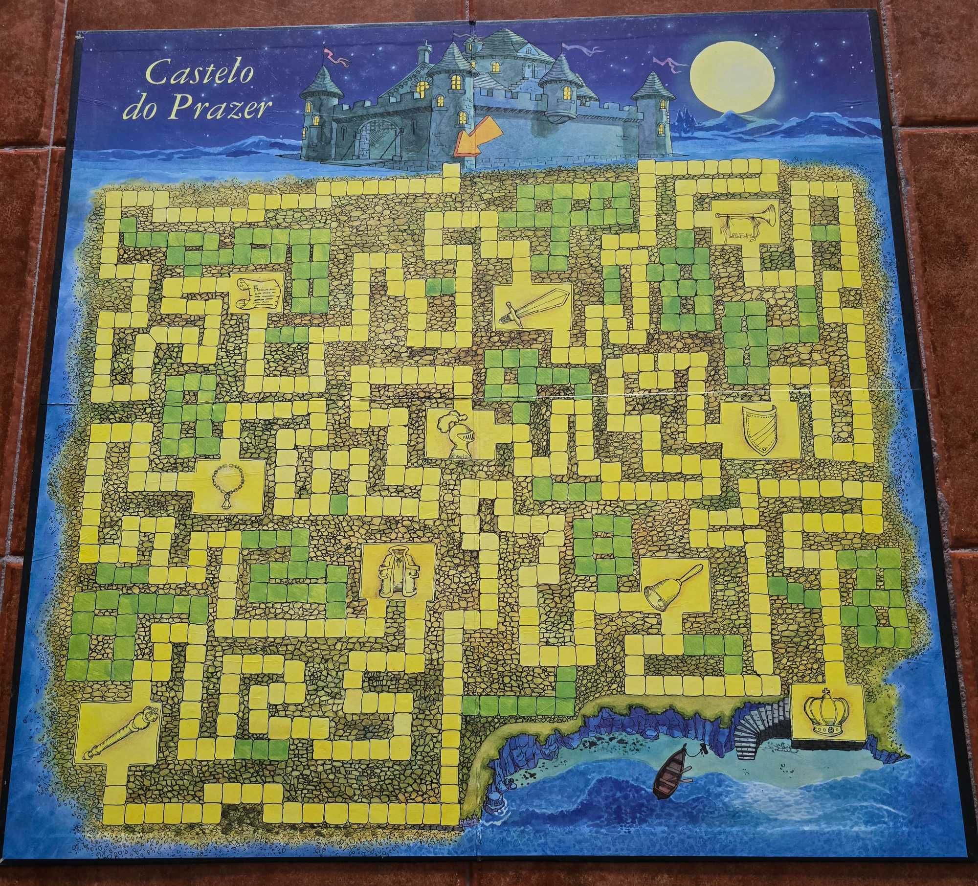 Jogo de tabuleiro Castelo do Prazer versão antiga