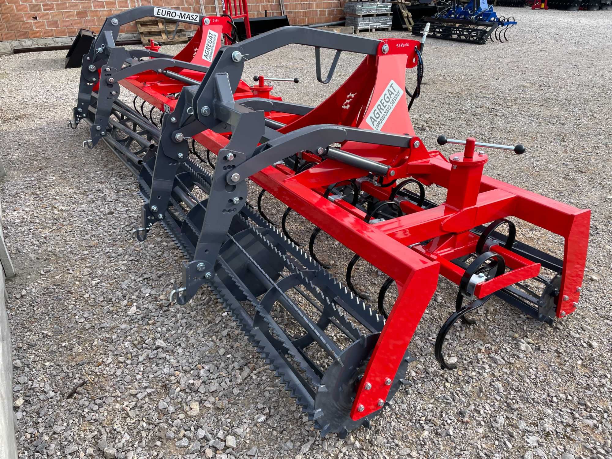 Agregat uprawowo siewny Euro-Masz 2,5m/2,7m/3,0m PROMOCJA!! 2025r