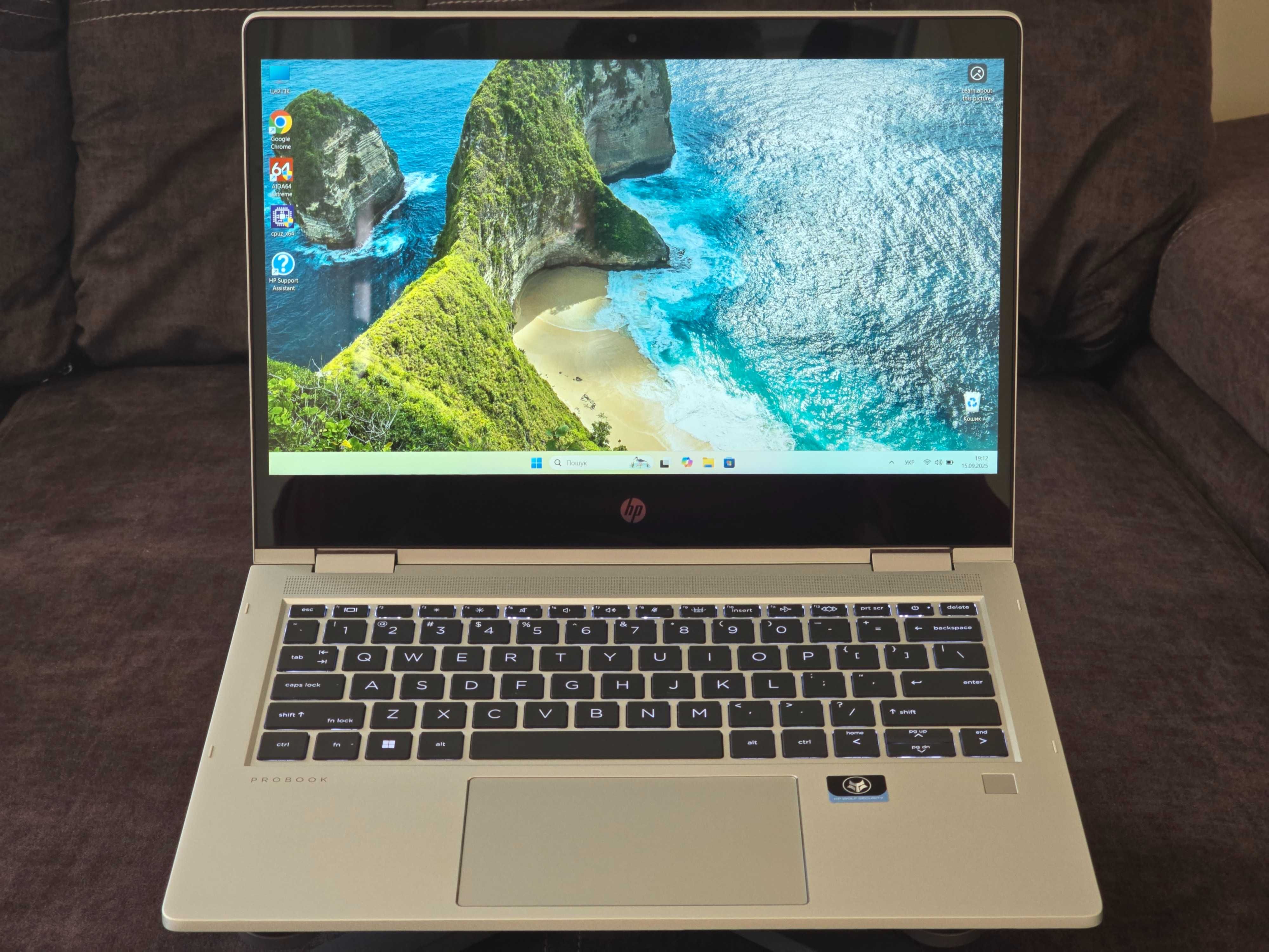 HP ProBook x360 435 G10 (13,3" IPS Touch/ R7 7730U/ 16 DDR4/ 512 NVMe)
