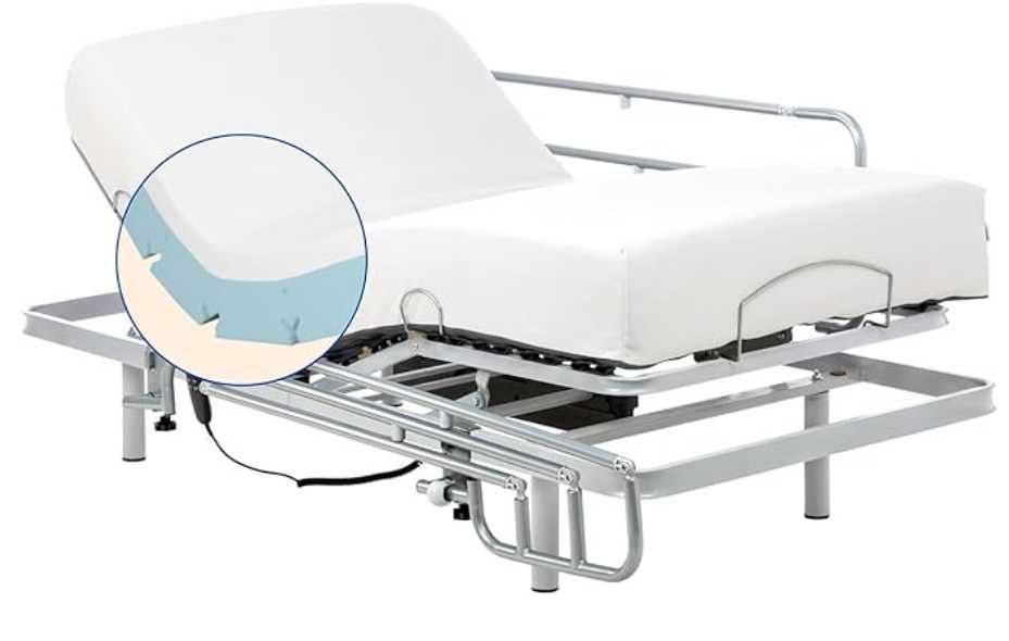 Cama articulada elétrica + colchão 200x90 (ambos novos)