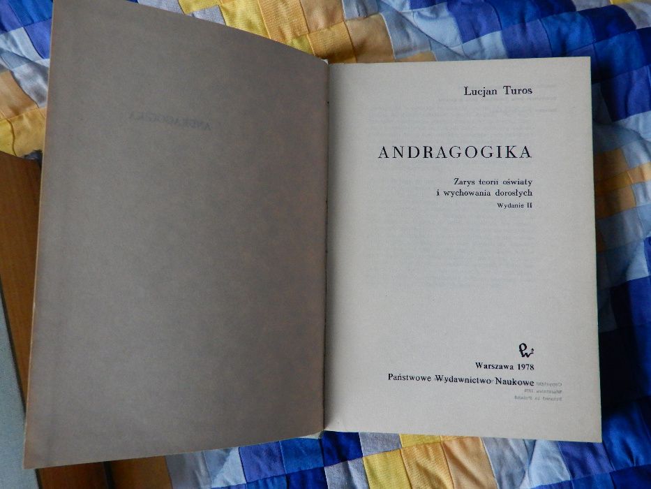 Archiwalne podręczniki do Pedagogiki i Andragogiki z lat 78/80