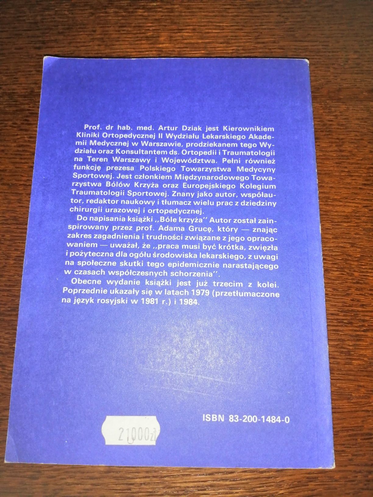 Bóle krzyża - Artur Dziak