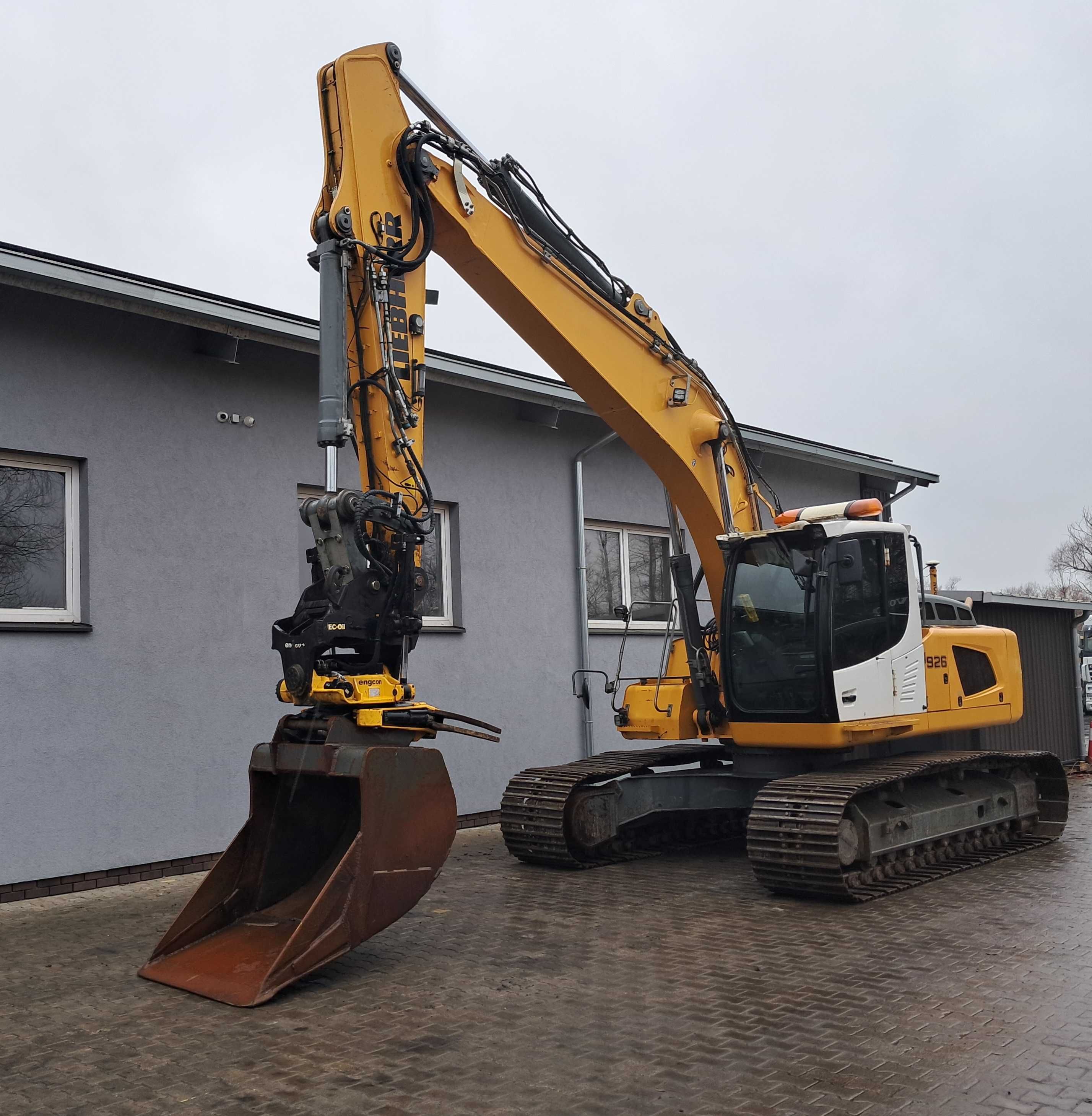 LIEBHERR R926 WLC Rototilt GPS 3D Engcon Szczypce Novatron Długie Ram.