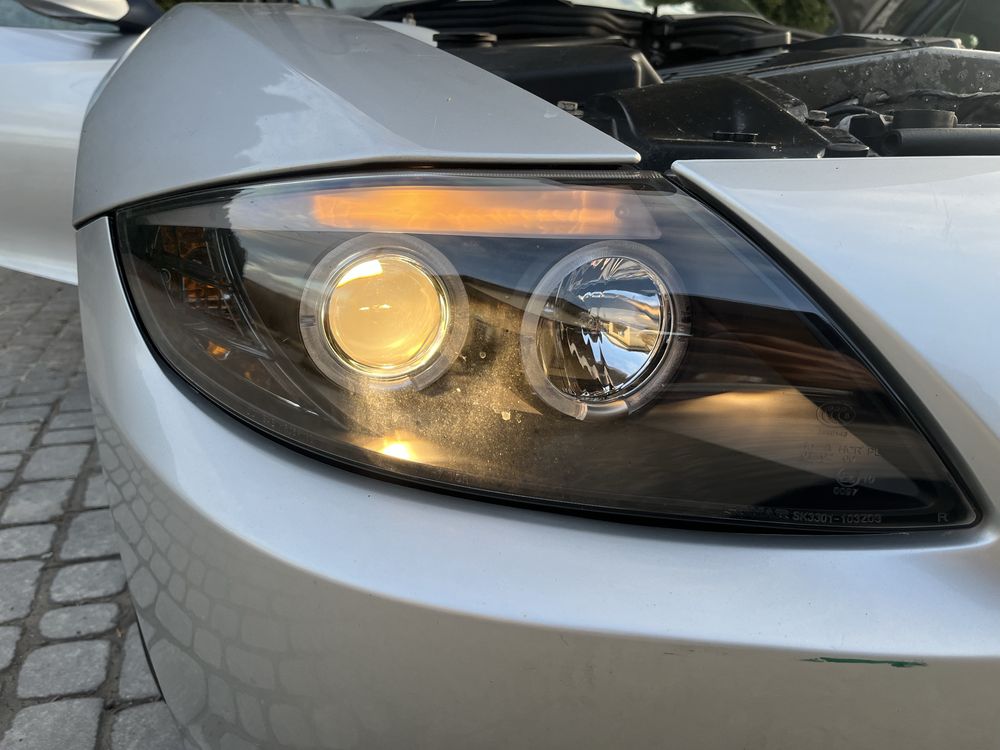 Lampy przod przednie bmw e85 e86 z4 h7 soczewka uk Sonar