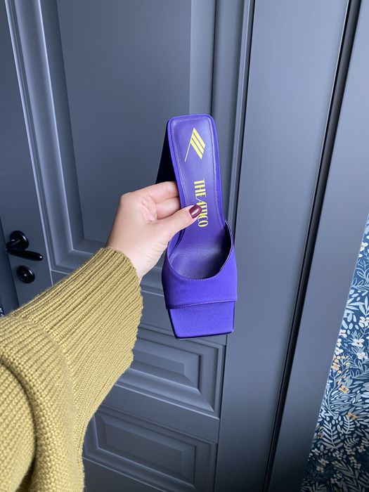 Мюлі фіолетові THEATTICO