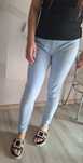 Leginsy welurowe baby blue
