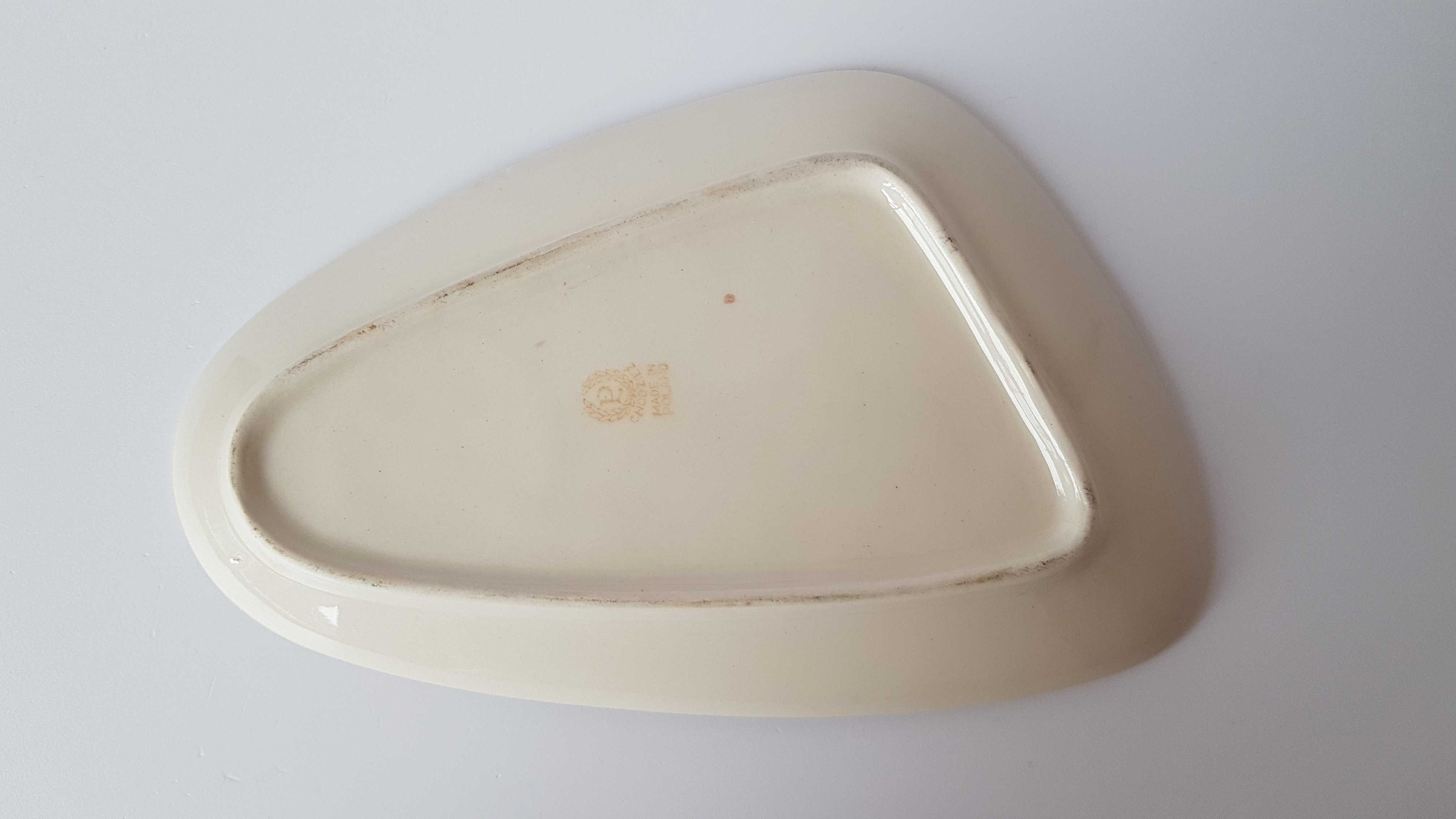 Sygnowany, zestaw telewizyjny (nr 2), Chodzież, pikasiak, porcelit PRL