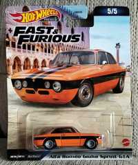 Hot Wheels Premium - Fast & Furious - Alfa Romeo Giulia Sprint GTA